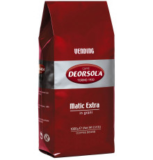 Кофе в зернах Deorsola Matic Extra Caffe в экономичном пакете 1 кг