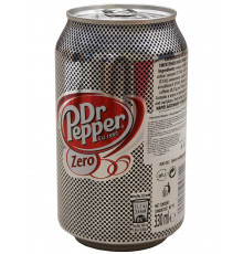 Сильногазированный напиток Dr Pepper Zero Польша жестяная банка 330 мл