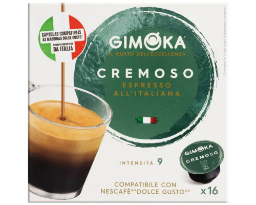 Кофе капсулы Dolce Gusto Gimoka CREMOSO Espresso ×16