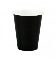 Бумажный стакан Global Cups Черный d=90 300 мл для горячих напитков