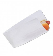 Бумажный жиростойкий конверт-уголок для хот-догов
