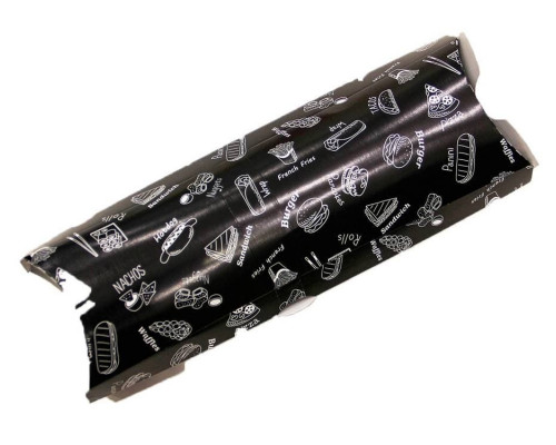 Упаковка для роллов/шаурмы Complement Black 210×80×60 мм