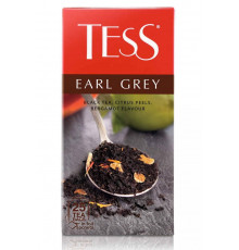 Tess Earl Grey чай чёрный байховый с ароматом бергамота и растительными компонентами 25 пак. × 1,6 г