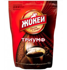 Кофе Жокей Триумф растворимый сублимированный 450 г
