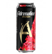 Энергетический напиток Adrenaline Red Energy Ягодная энергия 449 мл жестяная банка
