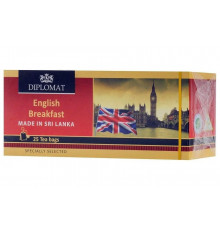 Чай черный Diplomat English Breakfast 25 пакетиков