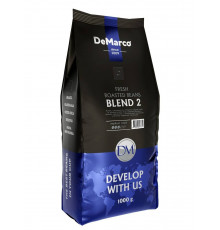 Кофе в зернах DeMarco Fresh Roast Blend 2 в экономичном пакете 1000 г