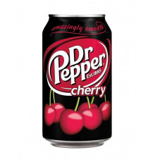 Сильногазированный напиток Dr Pepper Cherry Польша жестяная банка 330 мл