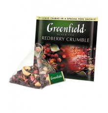 Чай чёрный Greenfield Redberry Crumble 20 пирамидок по 1,8 г