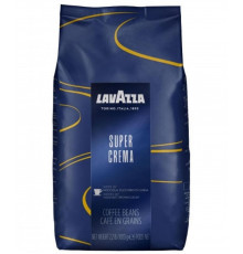 Кофе в зернах Lavazza Super Crema 60% Арабики в экономичном пакете 1 кг
