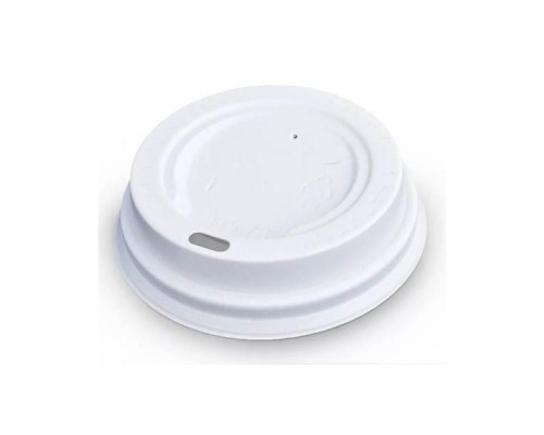 Белая пластиковая (PS) крышка с открытым прорубным питейником для вендинговых кофе-автоматов