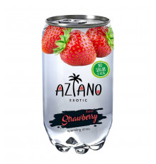 Газированный напиток Aziano Клубника 350 мл п/б