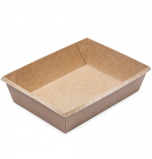 Картонный контейнер-салатник OneClick 1000 мл Kraft