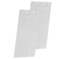 Бумажный пакет для выпечки V-образный Белый жиро- влагостойкий 90+40×205 мм плотностью 38 г/м²
