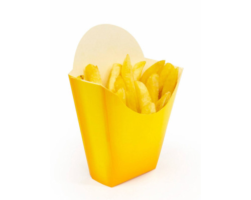 Коробка для картофеля фри средняя Градиент 105×40×140 мм