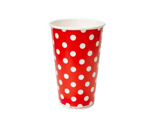 Бумажный стакан для холодных напитков Lollipop 400 мл диаметр 90 мм