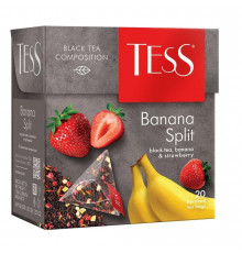 Чай черный TESS Banana Split аромат. 20 пирам. × 1,8 г