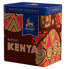 Подарочный чай Richard BC Royal KENYA черный крупнолистовой 50 г в жестяной банке