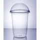 Прозрачный стакан-шейкер для холодных продуктов ПЭТ 400 мл