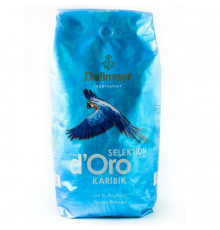 Кофе в зернах Dallmayr Crema d'Oro Selektion KARIBIK в эконом-пакете 1 кг