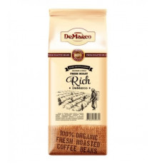 Кофе зерновой жареный DeMarco Fresh Roast Rich в пакете 1 кг