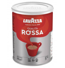 Кофе натуральный жареный молотый Lavazza Qualità Rossa 250 г в жестяной банке