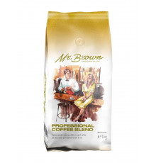 Кофе натуральный жареный MrBrown Professional Coffee Blend в пакете 1 кг