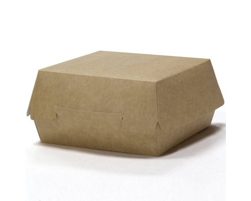 Коробка картонная для бургера Kraft 120×120×70 мм