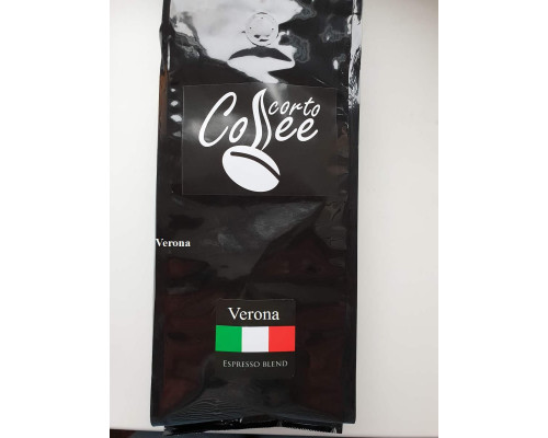 Кофе в зернах Corto Coffee Verona в эконом пакете 1 кг