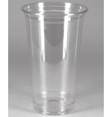 Прозрачный пластиковый (ПЭТ) стакан-шейкер для холодных продуктов 500 мл