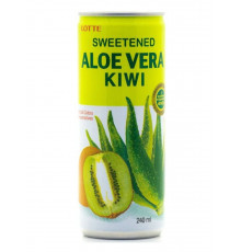 Напиток безалкогольный негазированный Aloe Vera Kiwi Lotte™ в жестяной банке 240 мл