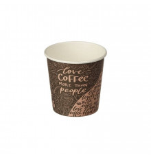 Бумажный стакан для горячих напитков Coffee 100 мл d=62 мм
