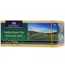 Чай зелeный Diplomat Ceylon 25 пакетиков