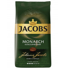 Кофе в зернах Якобс Монарх Классический в мягком пакете 1 кг
