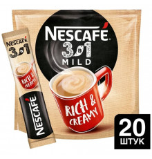 Кофе Nescafe растворимый 3 в 1 Мягкий стик Mild 14.5 г