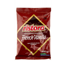 Сухой растворимый напиток капучино Ristora French Vanilla для вендинга, мягкий пакет 500 г