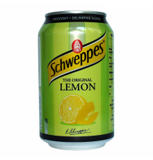Газированный напиток Schweppes Лимон 330 мл в жестяной банке