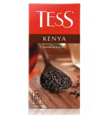 Чай Тэсс Кения чёрный гранулированный Kenyan CTC Black tea, 25 пакетиков по 2 г
