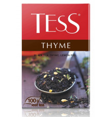 Чай TESS THYME черный байховый с чабрецом 100 г