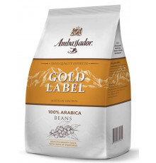 Кофе в зернах Ambassador Gold Label 1000 г