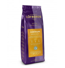 Кофе в зернах Lofbergs Jubileum: 100% арабика пакет 400 г Швеция