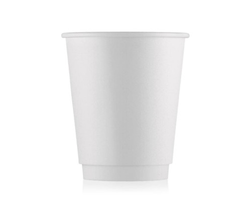 Стакан бумажный 2-слойный для горячих напитков ECO CUPS Белый 250 мл ∅ 80 мм