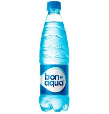 Вода питьевая BonAqua без газа объемом 500 мл в бутылке ПЭТ