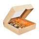 Картонный контейнер OneBox 1500 мл 200×200×50 мм Kraft