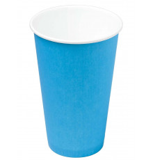 Бумажный стакан Ecopak Синий d=90 450 мл