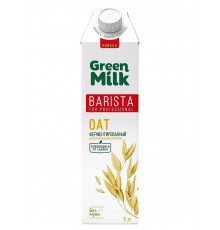 Напиток Green Milk Barista for Professional OAT овсяный ферментированный 1 л тетрапак с крышкой