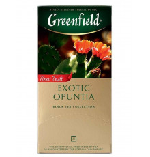 Чай черный ароматизированный Greenfield Exotic Opuntia, 25 пакетиков по 1.5 г