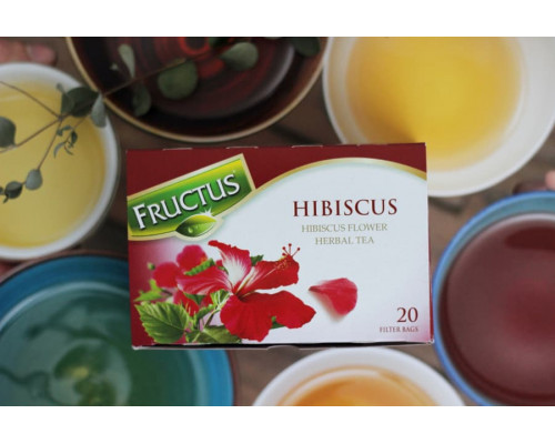 Чай пакетированный Fructus Hibiscus каркаде 20 пак. × 1,5 г