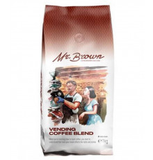 Кофе натуральный жареный зерновой MrBrown Vending Coffee Blend в пакете 1 кг