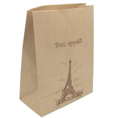 Пакет бумажный навынос Bon Appetit крафт 220×120×290 мм